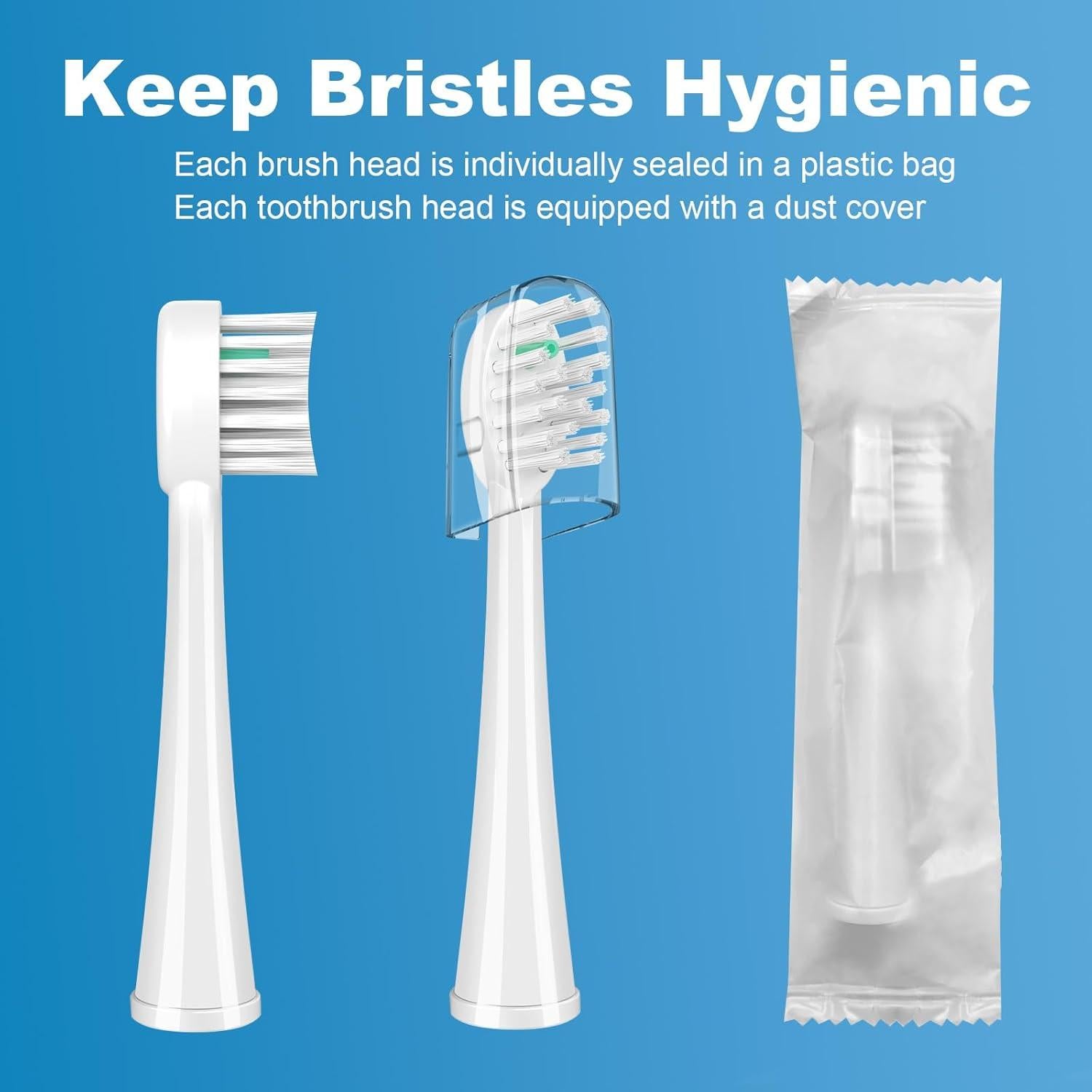 Cabezas de cepillo de repuesto Wevihroke para WaterPik Sonic-Fusion, 6 unidades