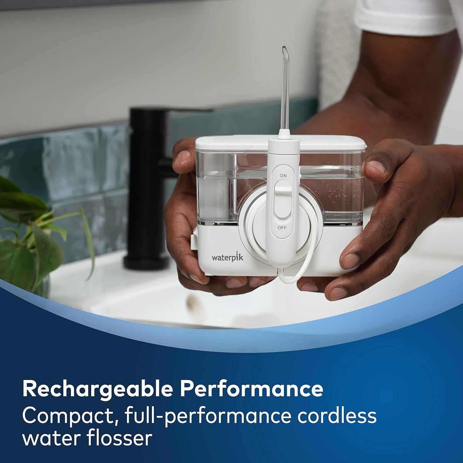 Hilo Dental Inalámbrico Waterpik ION con Puntas para Dentaduras