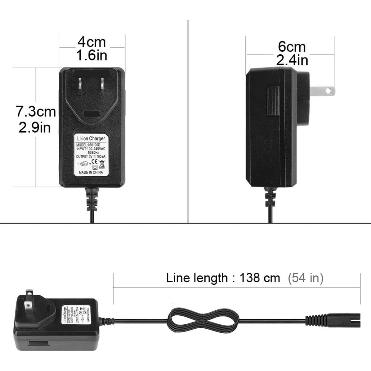 Cargador de hilo de agua inalámbrico Waterpik 3V CC - Reemplazo