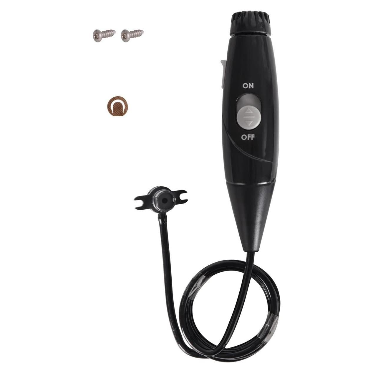 Mango de Repuesto Waterpik WP-660 Negro con Tubo y Junta