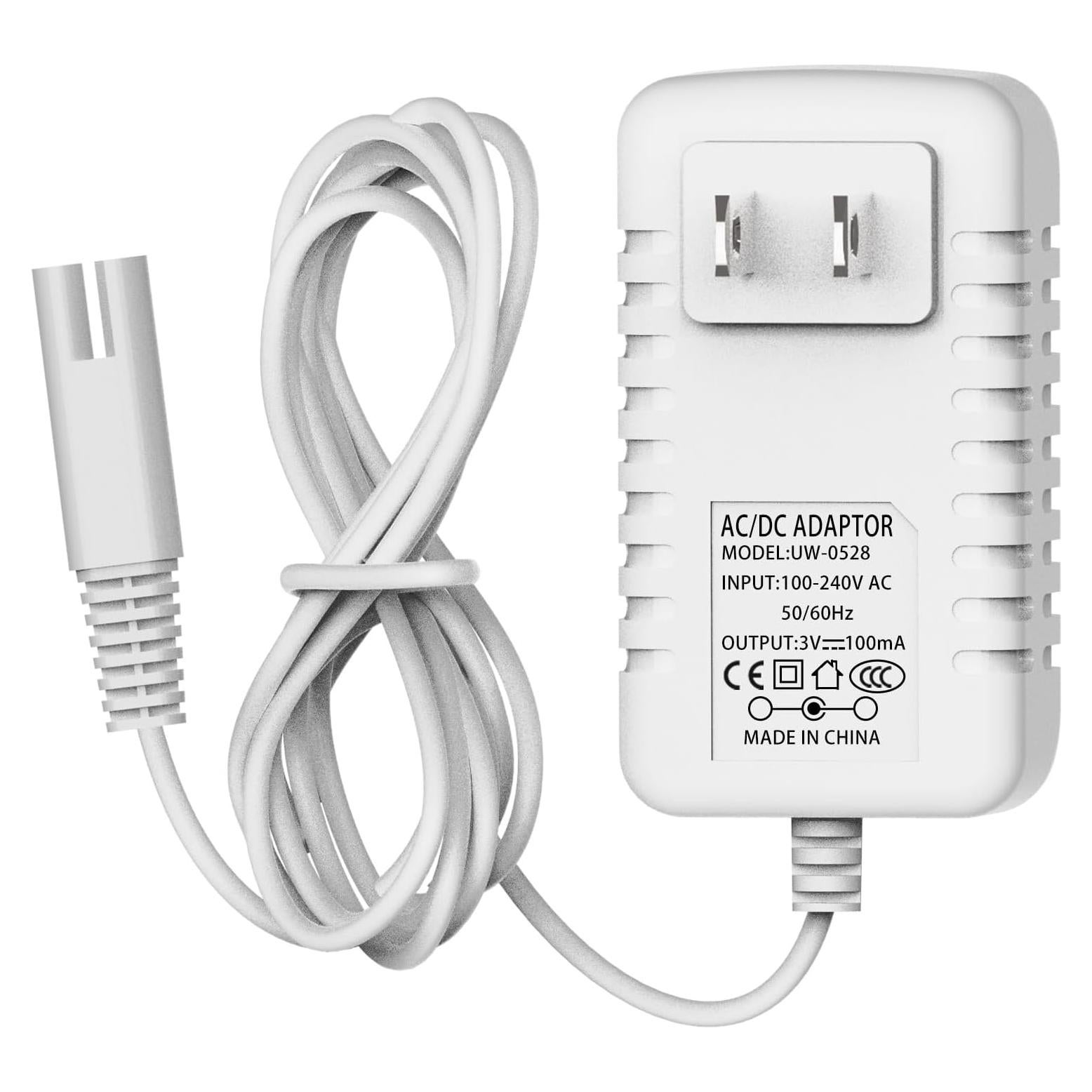 Cargador de Reemplazo Waterpik WP360 WP450 1.5m Blanco