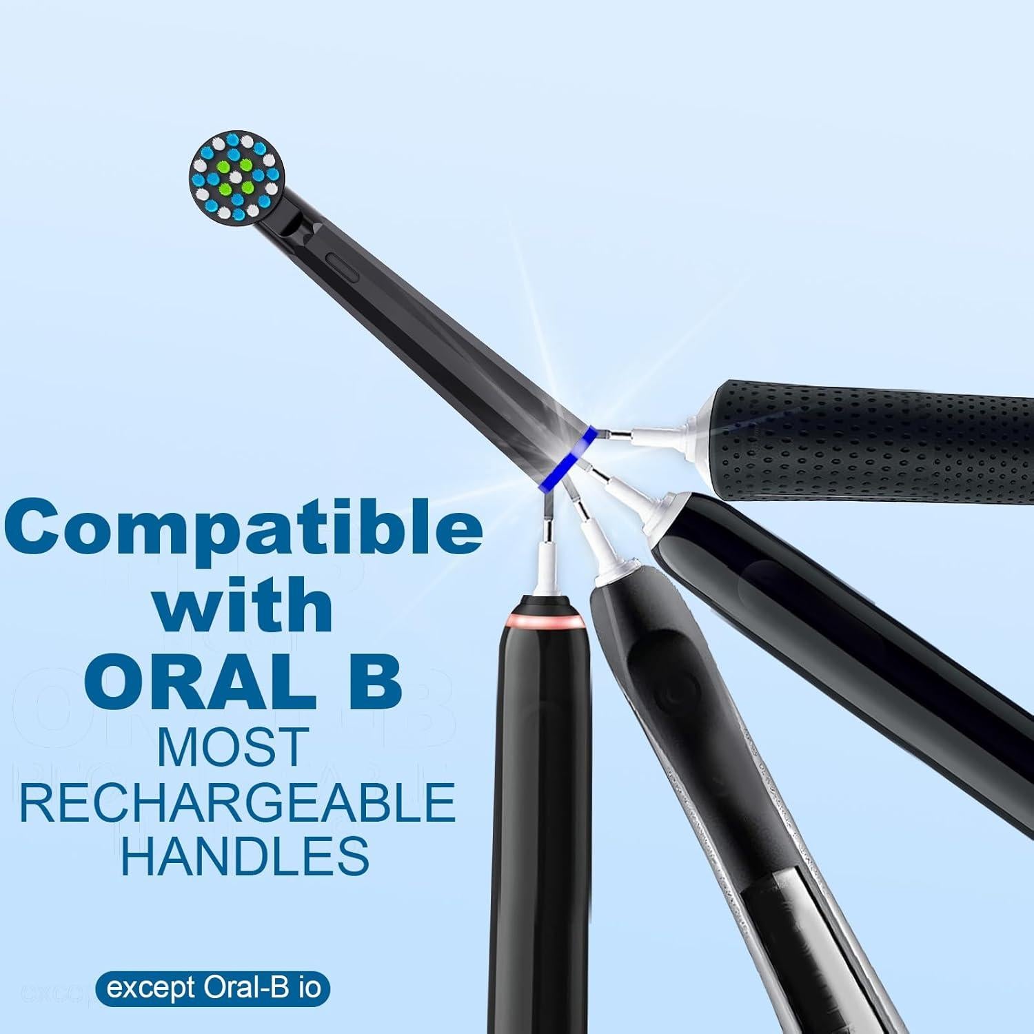 Cabezas de Repuesto Oral B MOFELE 8 Piezas Compatible Pro 1000