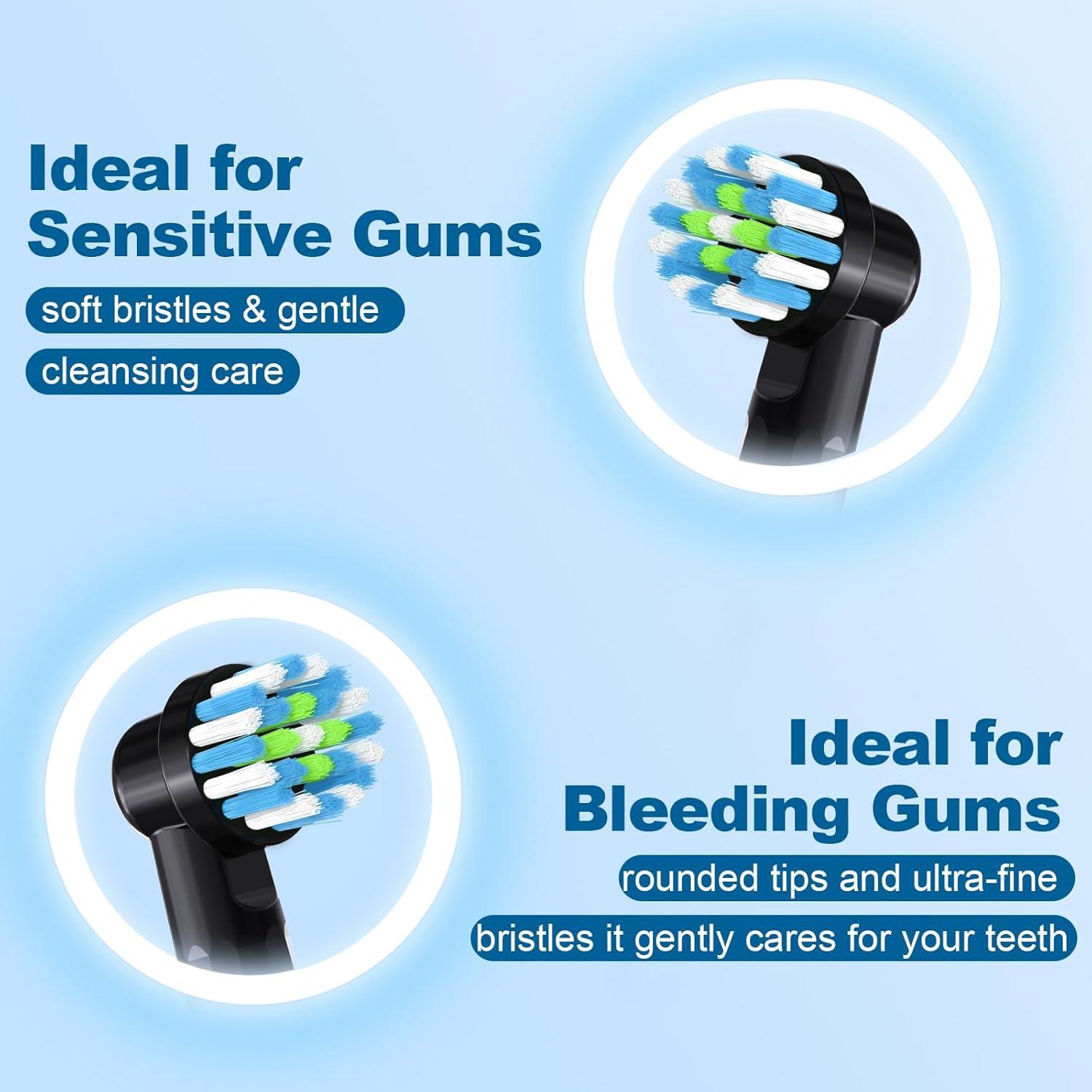 Cabezas de Repuesto Oral B MOFELE 8 Piezas Compatible Pro 1000