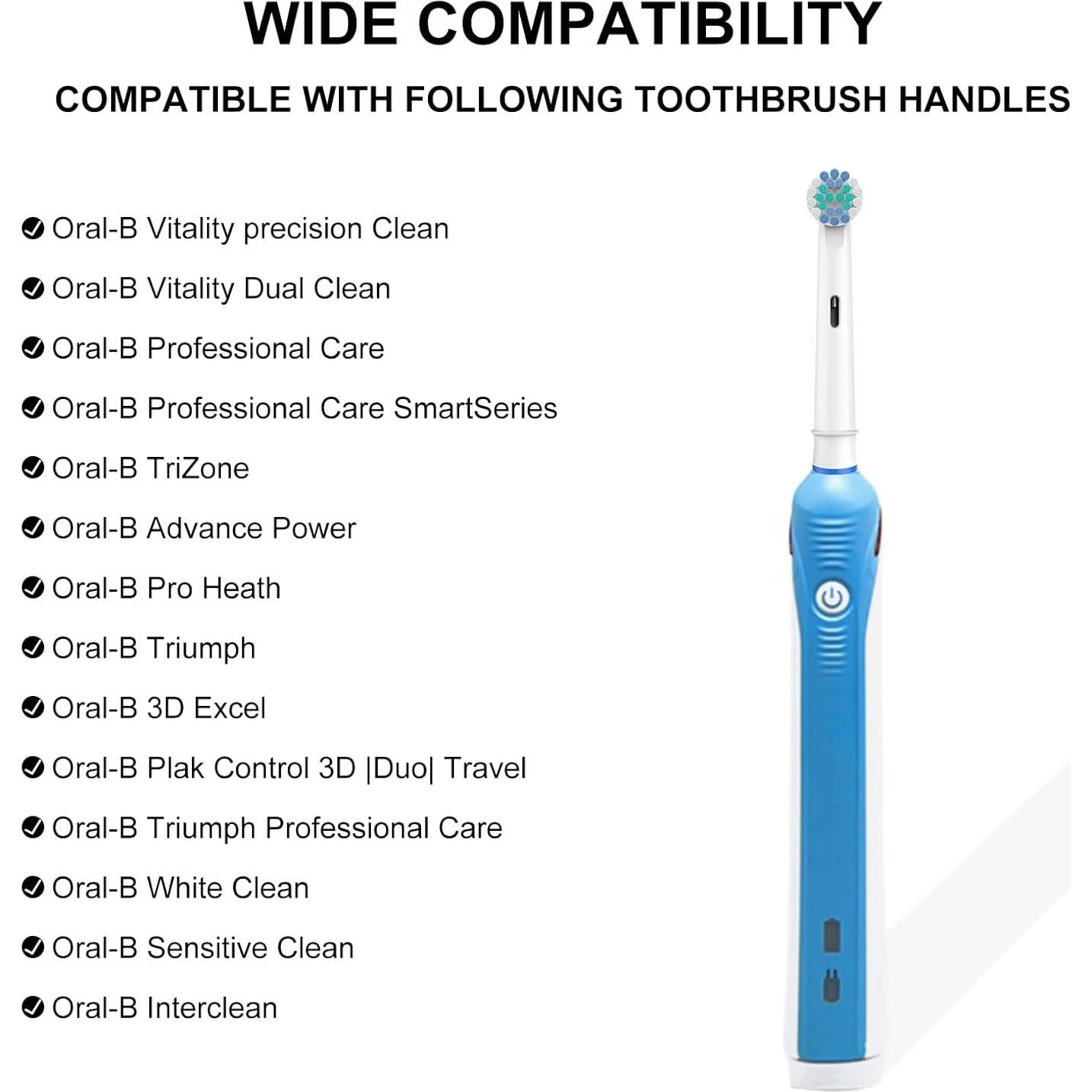 Cabezas de cepillo de dientes Oral B SetSail, 8 unidades cerdas suaves