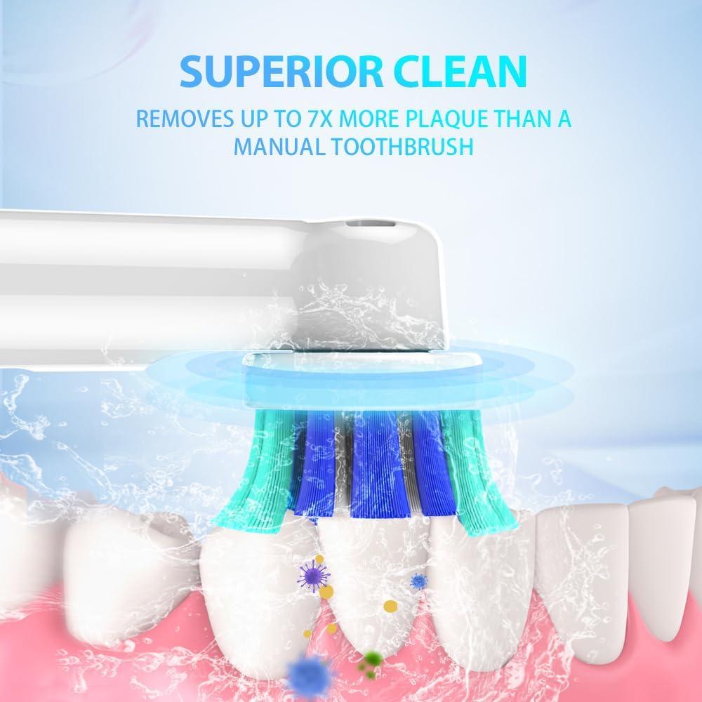 Cabezas de cepillo de dientes NEDIFON Precision Clean - 8 unidades