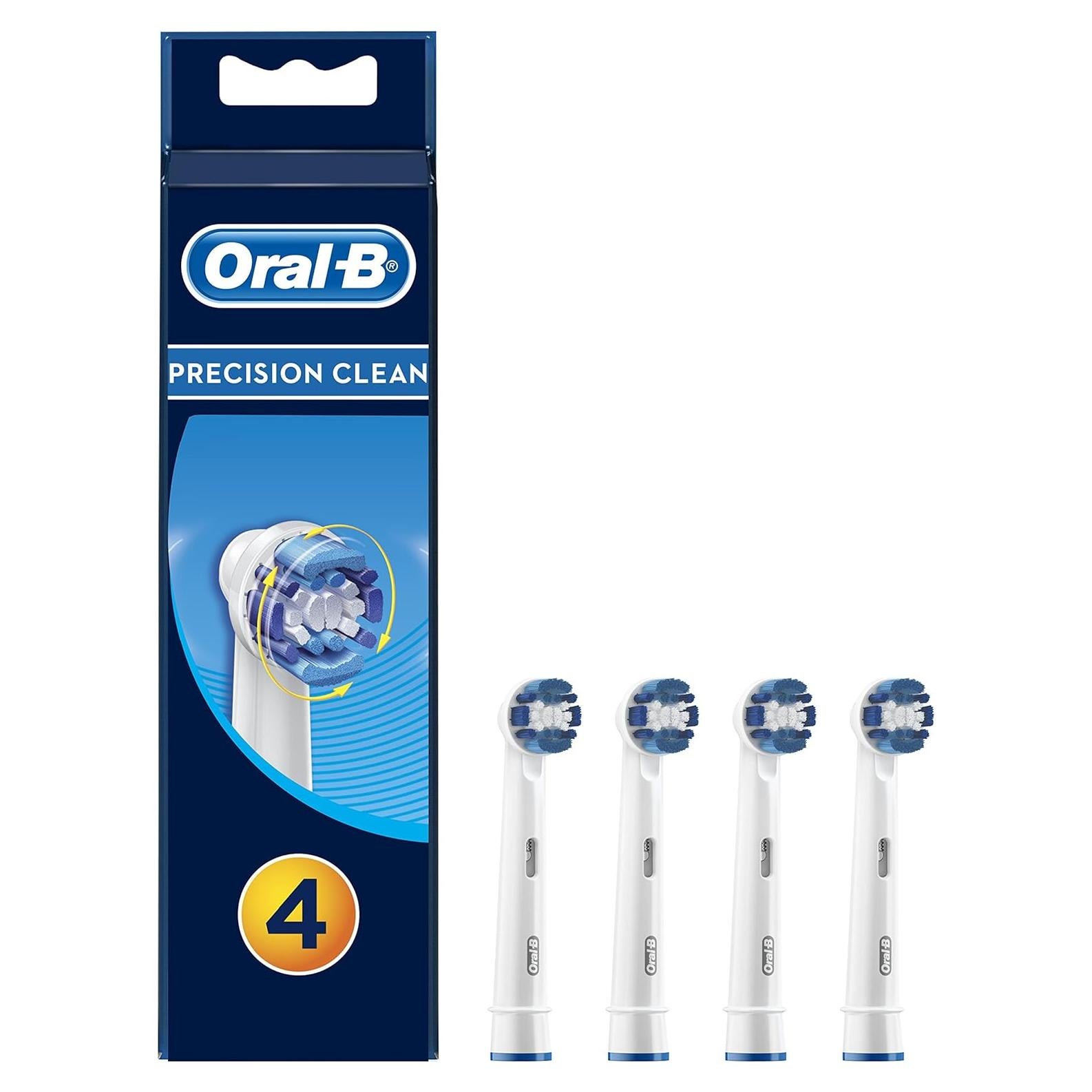 Cabezas de cepillo Oral-B Precision Clean, recambio 4 unidades