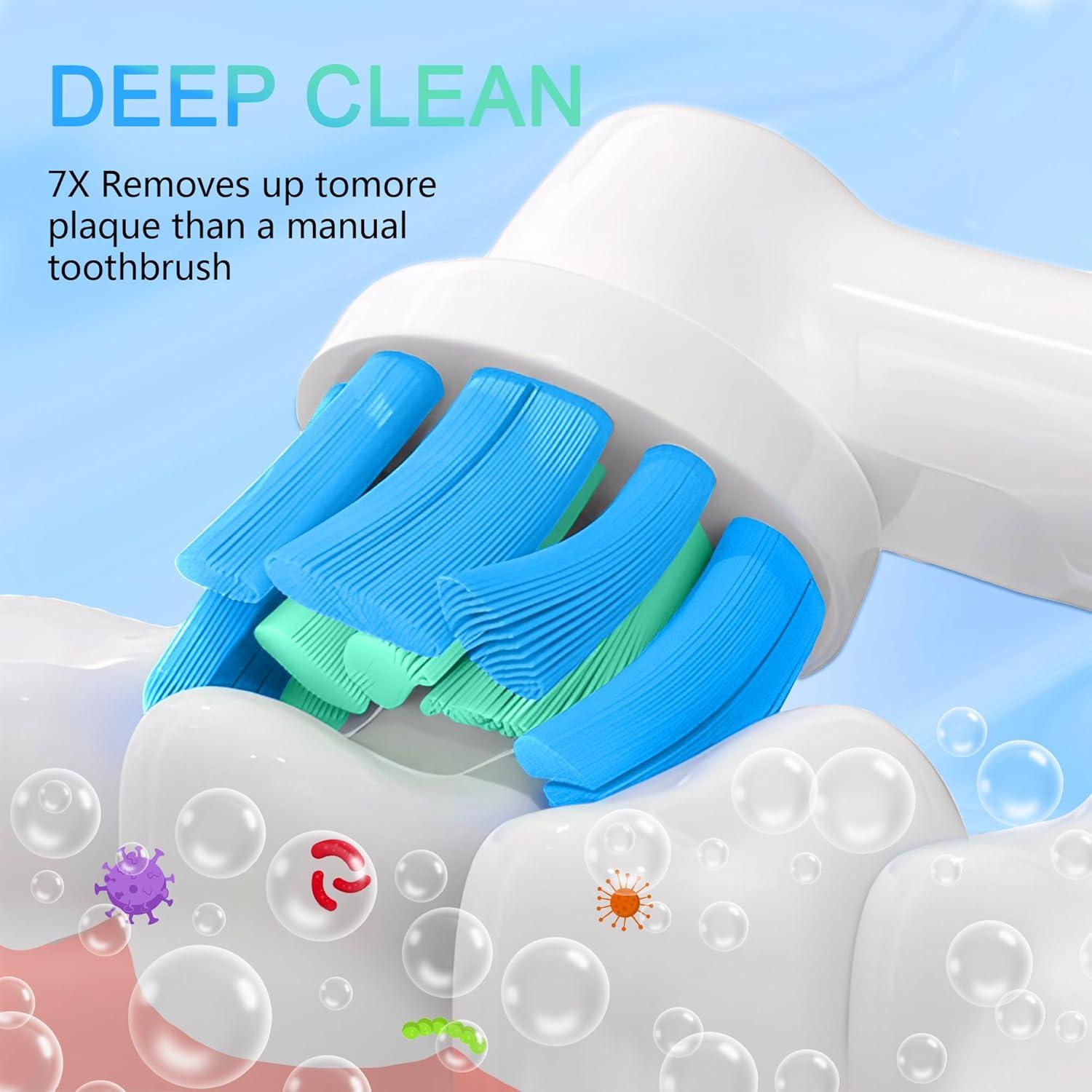 Cabezas de cepillo de dientes Oral-B Irfatu 8 PCS cerdas DuPont