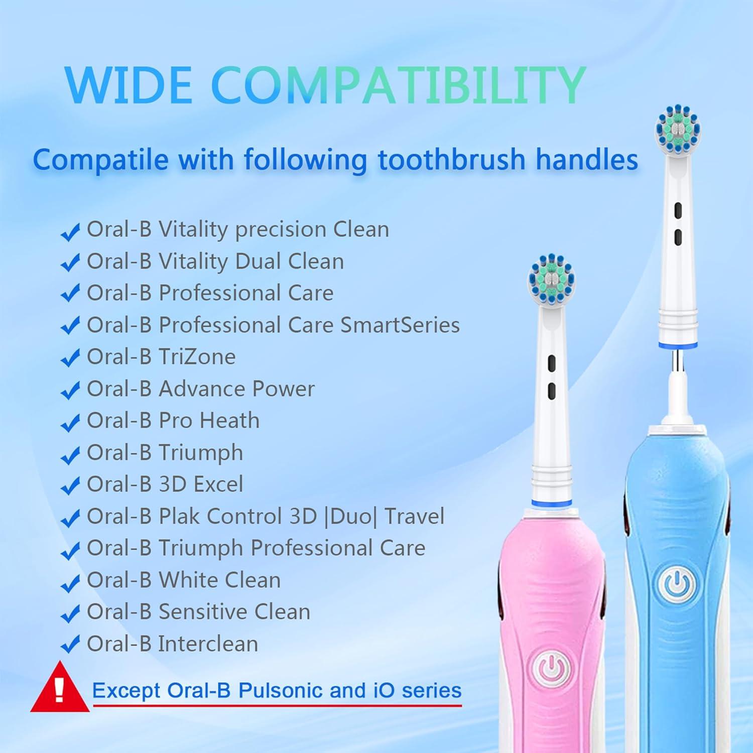 Cabezas de cepillo de dientes Oral-B Irfatu 8 PCS cerdas DuPont