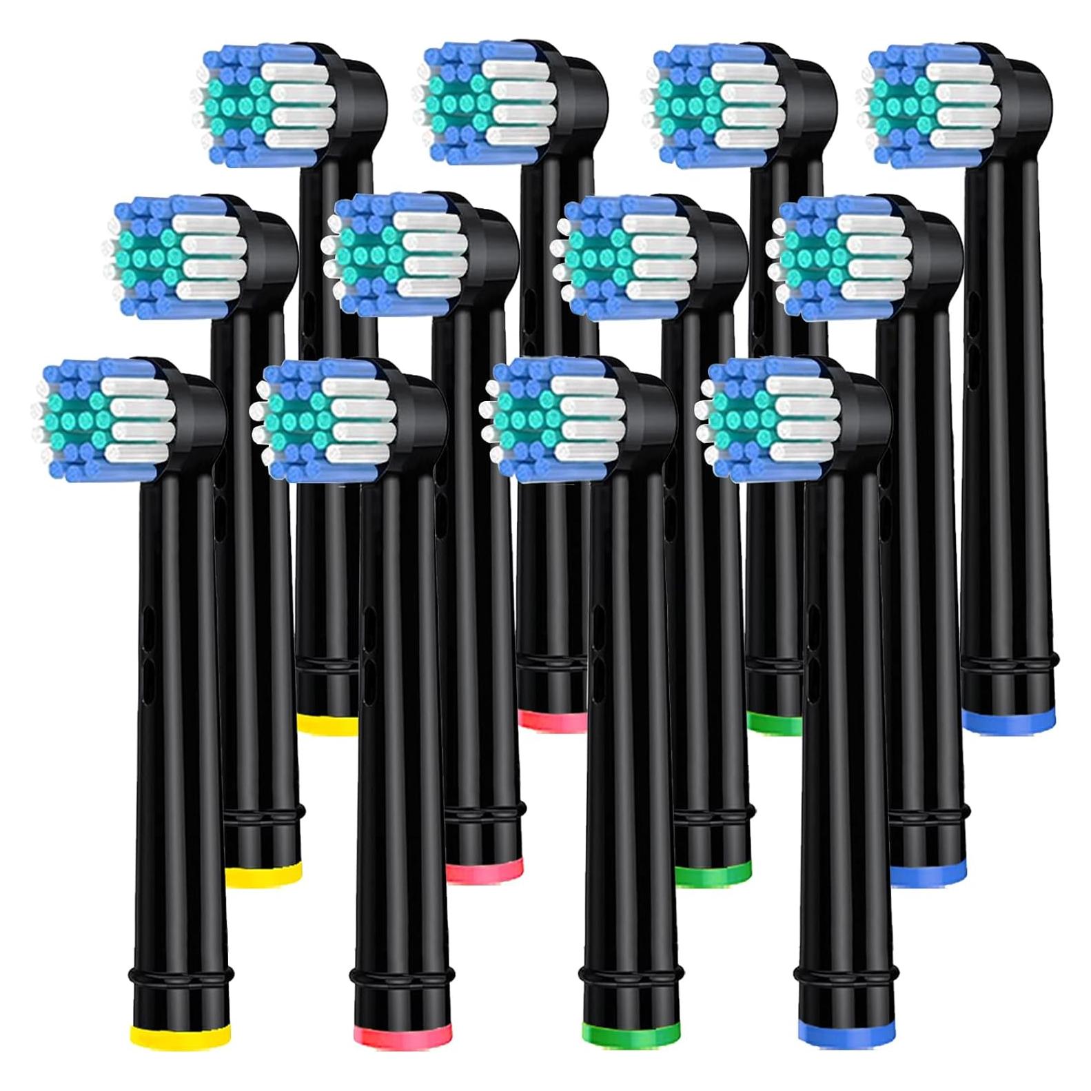 Cabezas de Repuesto Oral B Braun Pro 1000/1500 - 12 Unidades Suaves