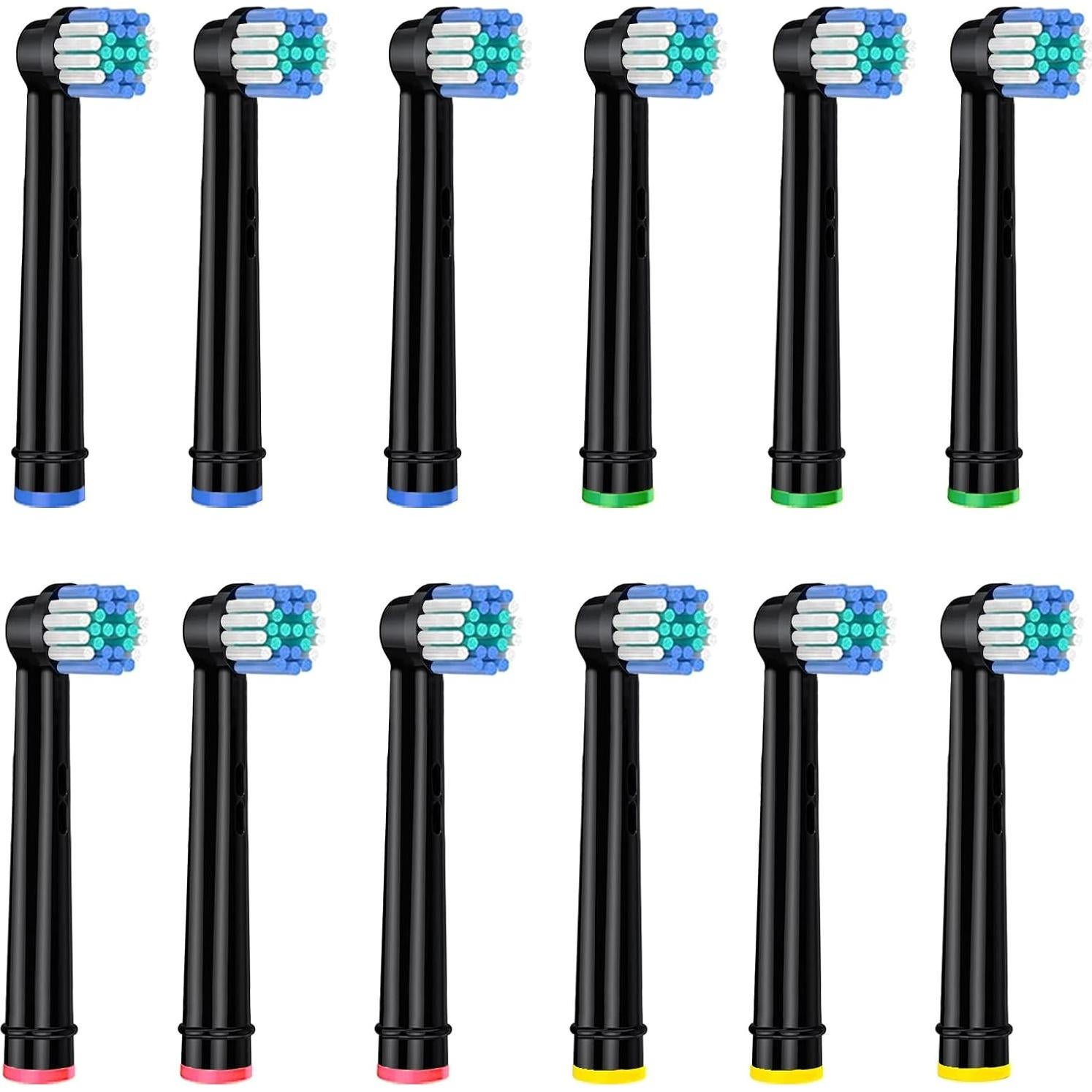 Cabezas de Repuesto Oral B Braun Pro 1000/1500 - 12 Unidades Suaves