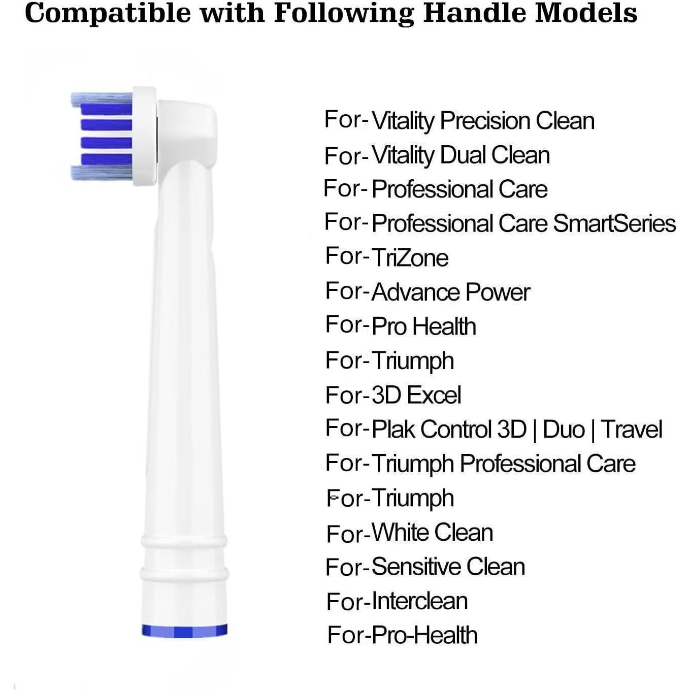 Cabezas de cepillo de dientes Oral-B Braun EB20-P, 8 unidades