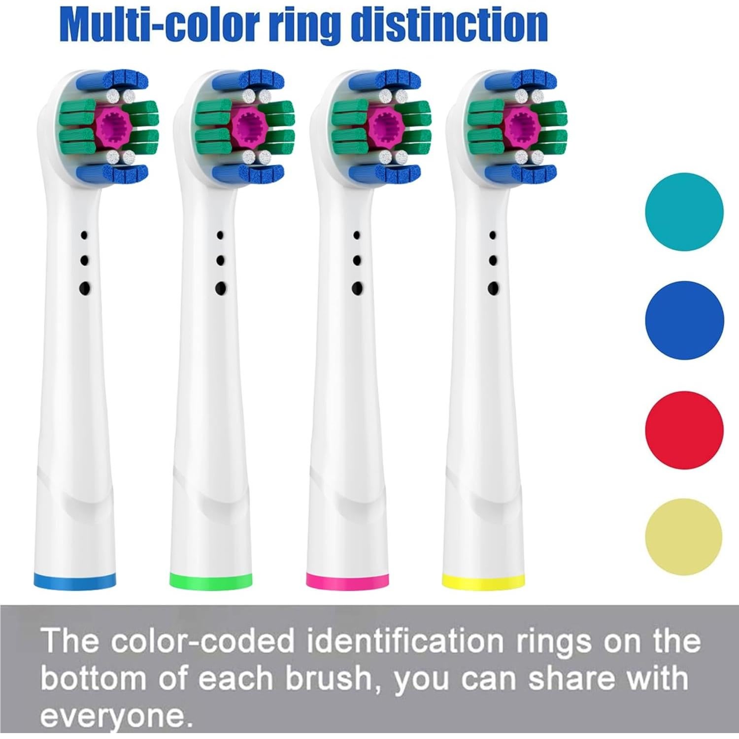 Cabezas de cepillo de repuesto SLOWLEIF para OralB - 8 unidades