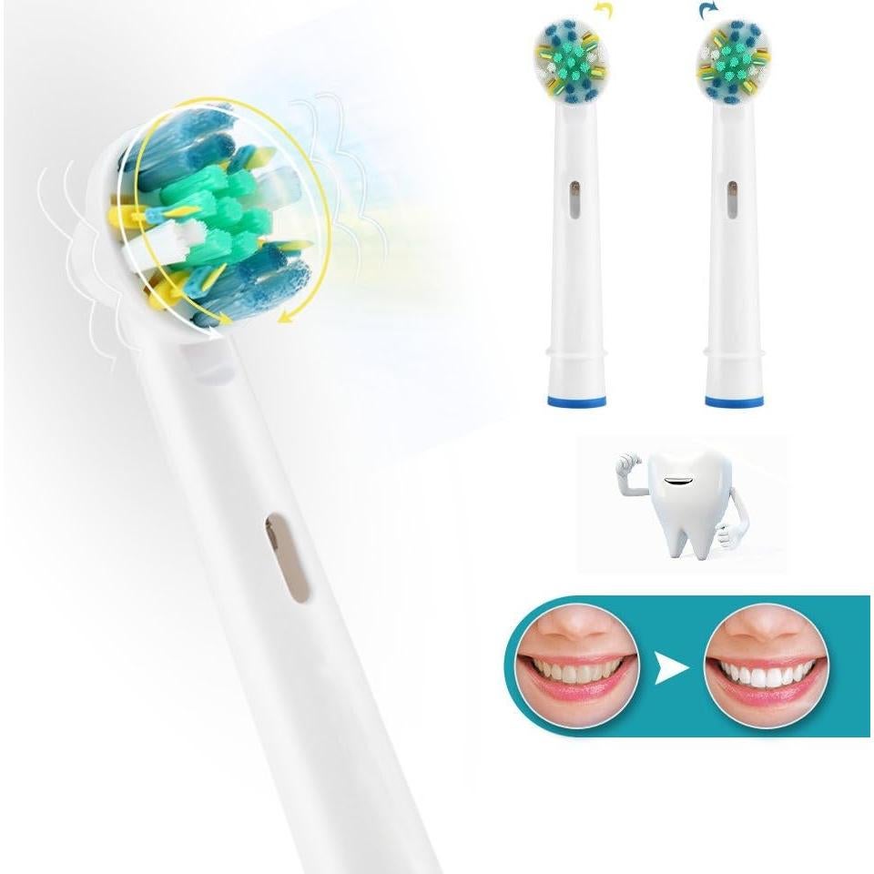 Cabezas de Repuesto Etrhtec para Cepillo Eléctrico Oral Pro 1000/3000/5000/7000 - 8 Unidades