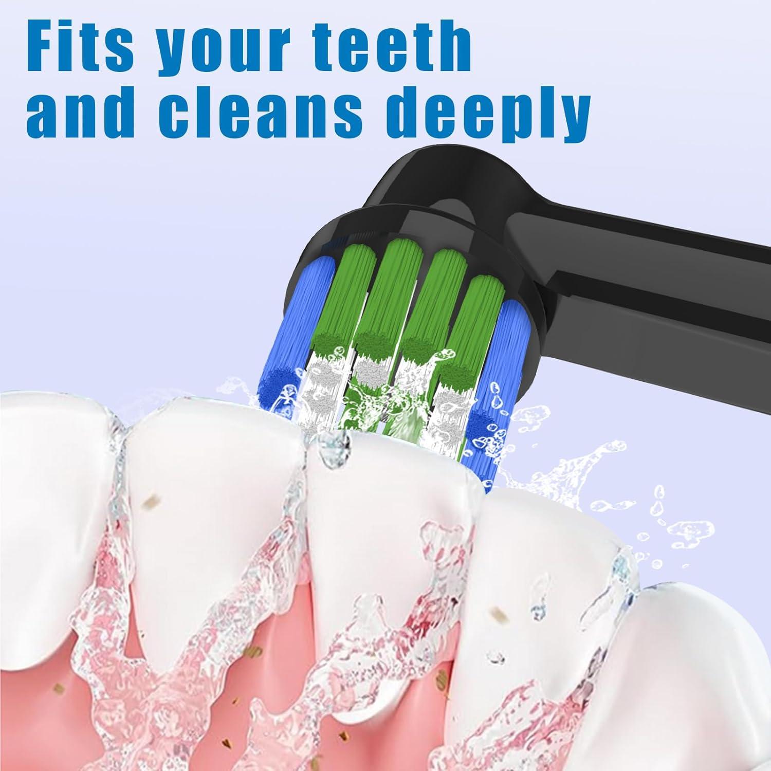 Cabezas de cepillo de dientes BKIX compatibles Oral B - 8 unidades