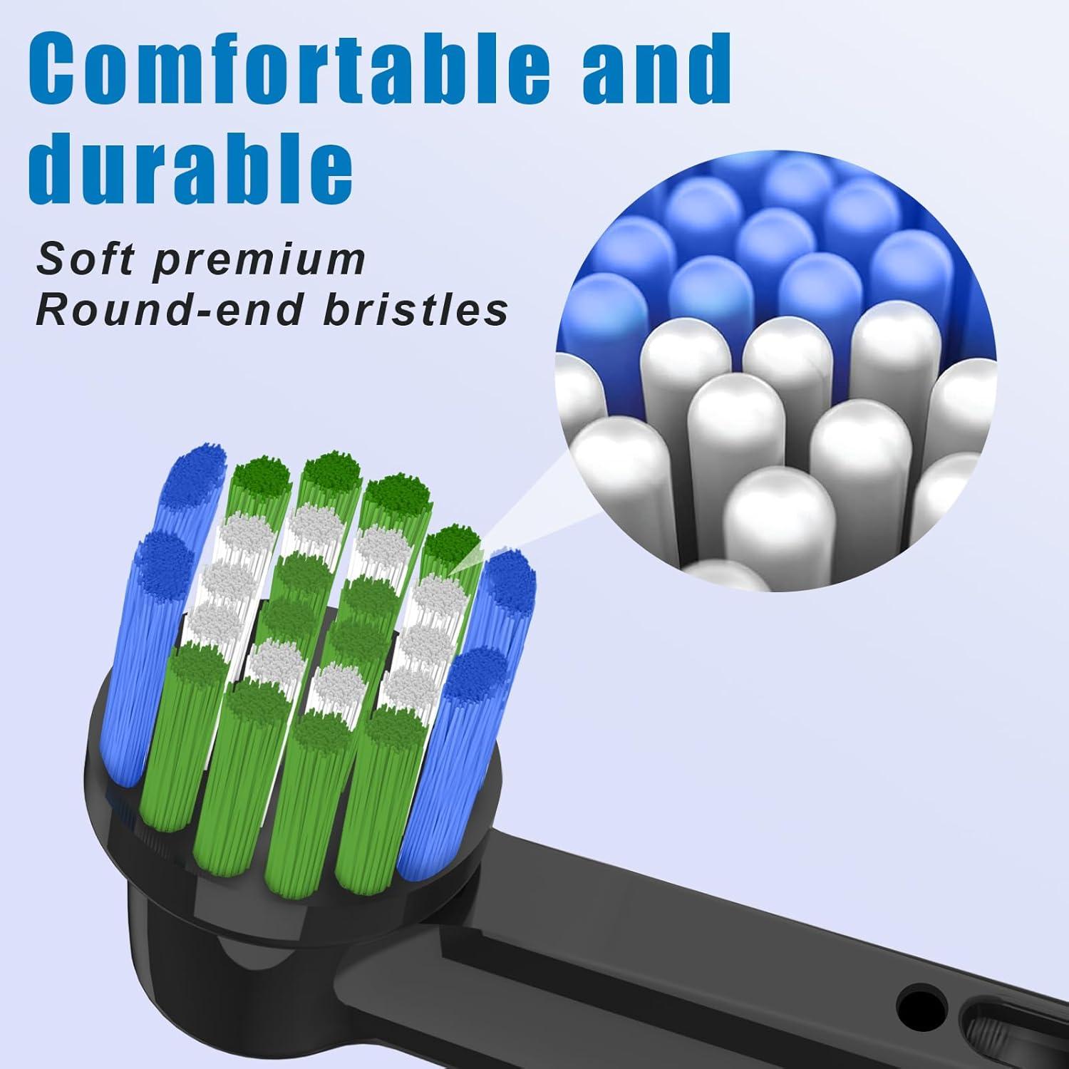 Cabezas de cepillo de dientes BKIX compatibles Oral B - 8 unidades