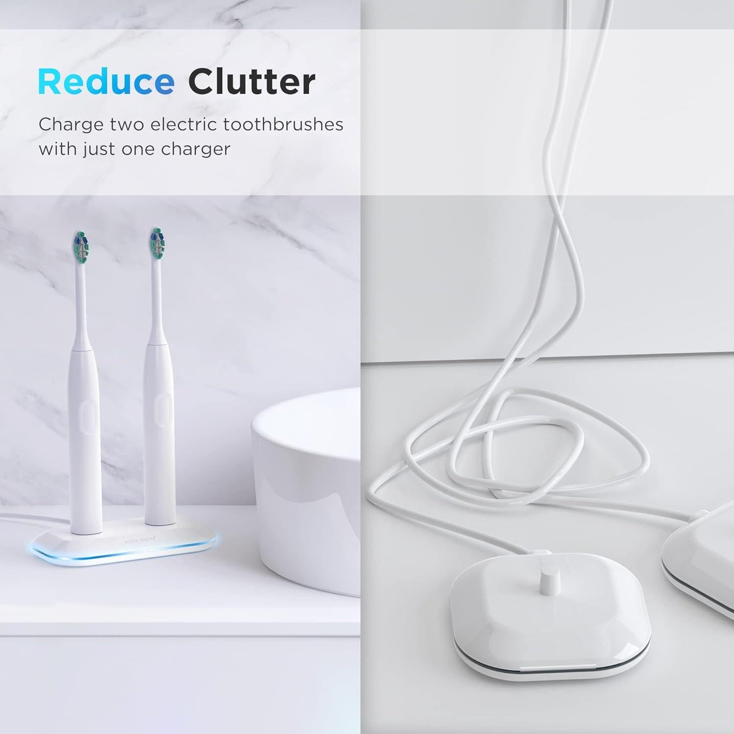 Cargador Doble Galvanox para Cepillos Oral-B - 2 en 1