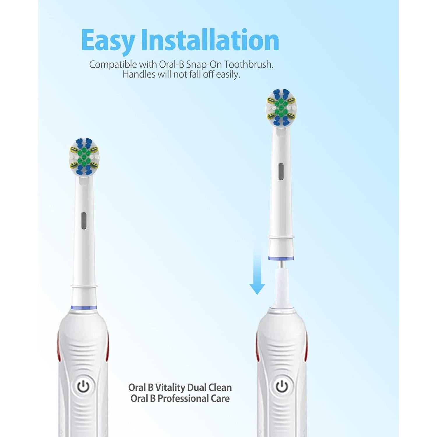 Cabezas de cepillo de dientes FHADAY para Oral B - 8 unidades