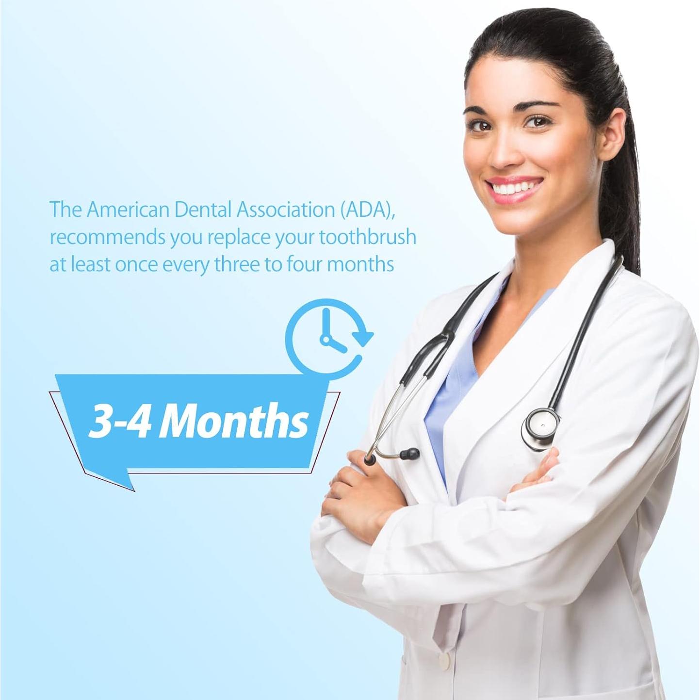 Cabezas de cepillo de dientes FHADAY para Oral B - 8 unidades