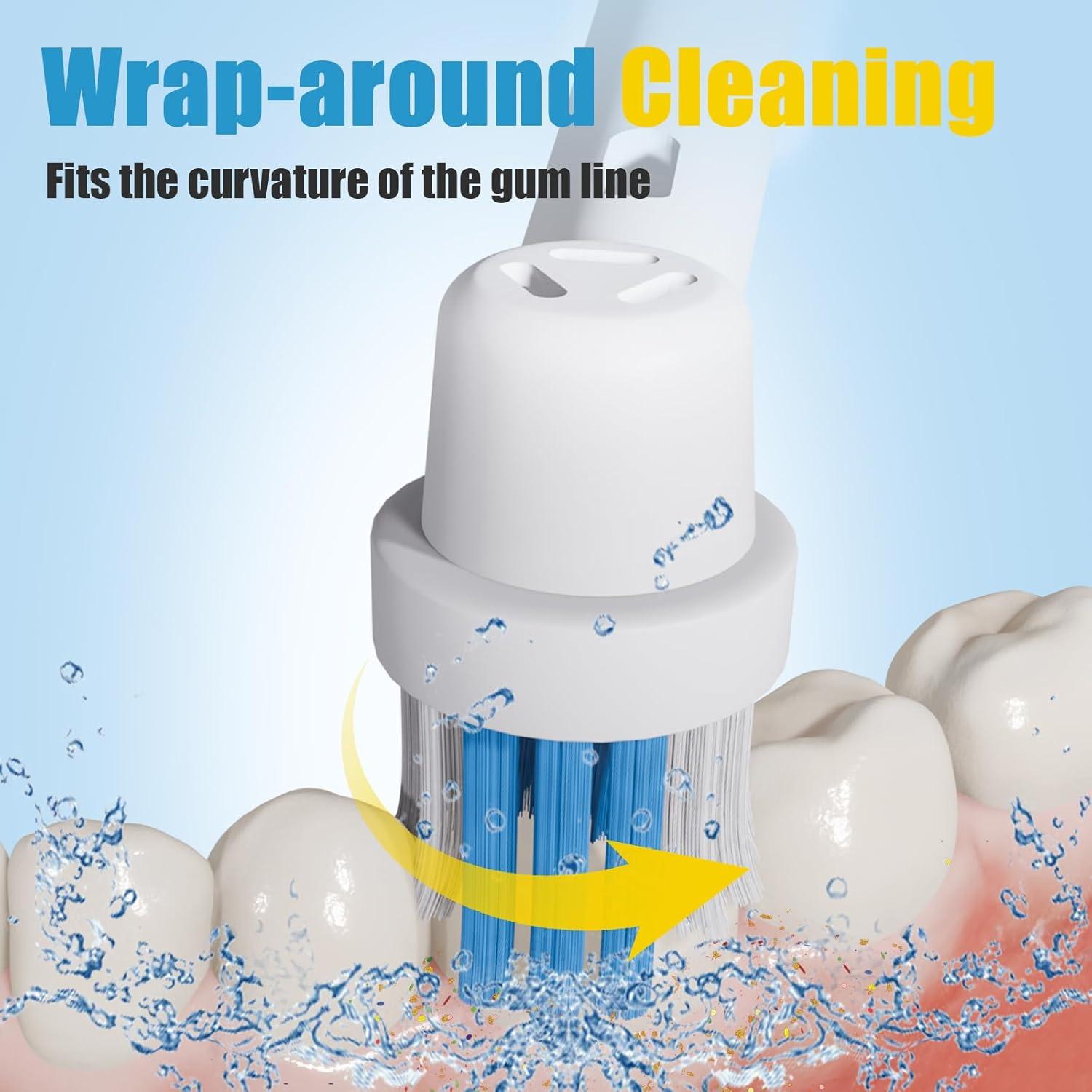 8 Cabezas de Cepillo de Dientes Genkent para Oral B Braun