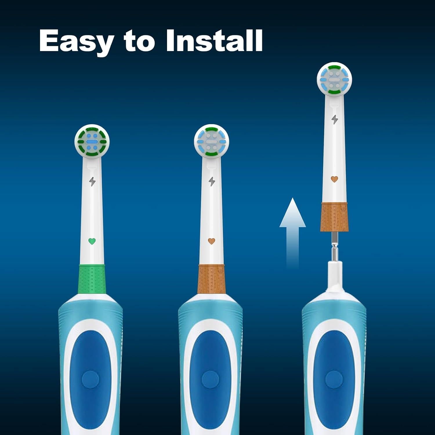 Cabezas de Repuesto para Cepillo Eléctrico Oral-B Feihead - 10 Piezas