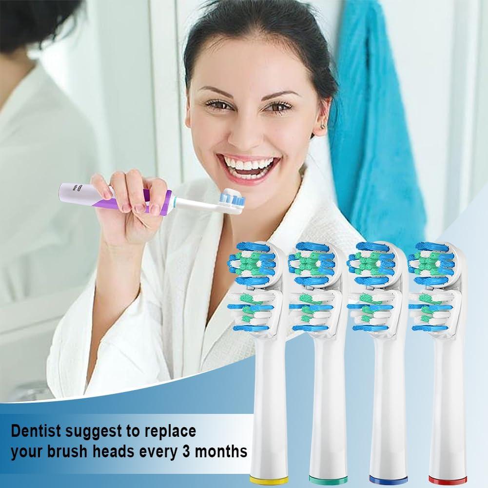 Cabezas de Cepillo DeBizz Dual-Clean 8 Piezas para Oral-B
