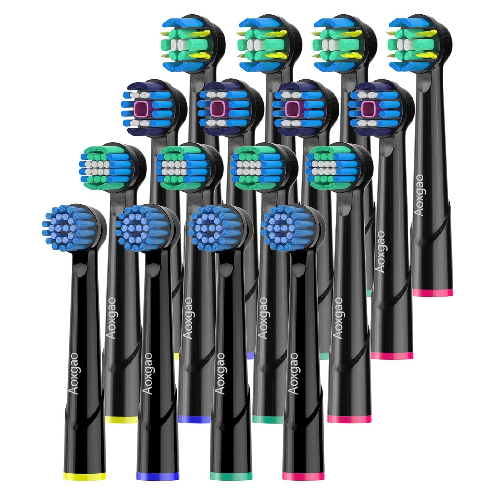 Cabezas de Repuesto Aoxgao para Cepillo Oral B - 16 Piezas