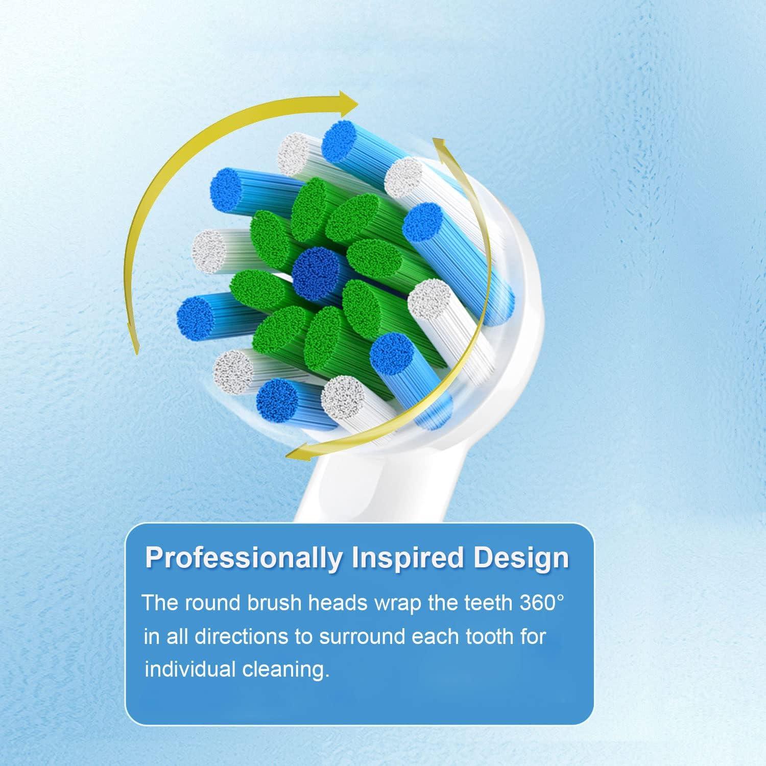 Cabezas de cepillo de dientes Oral B AOBAMA 12 piezas blanco