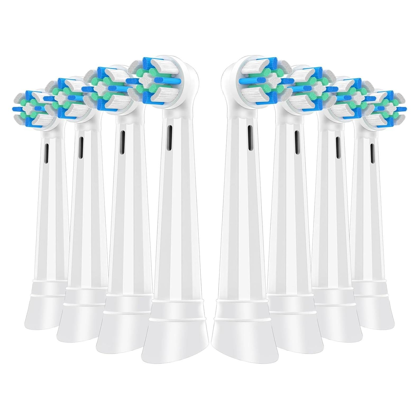 8 Cabezas de Reemplazo Scotzel para Cepillo Oral B IO - Blanco