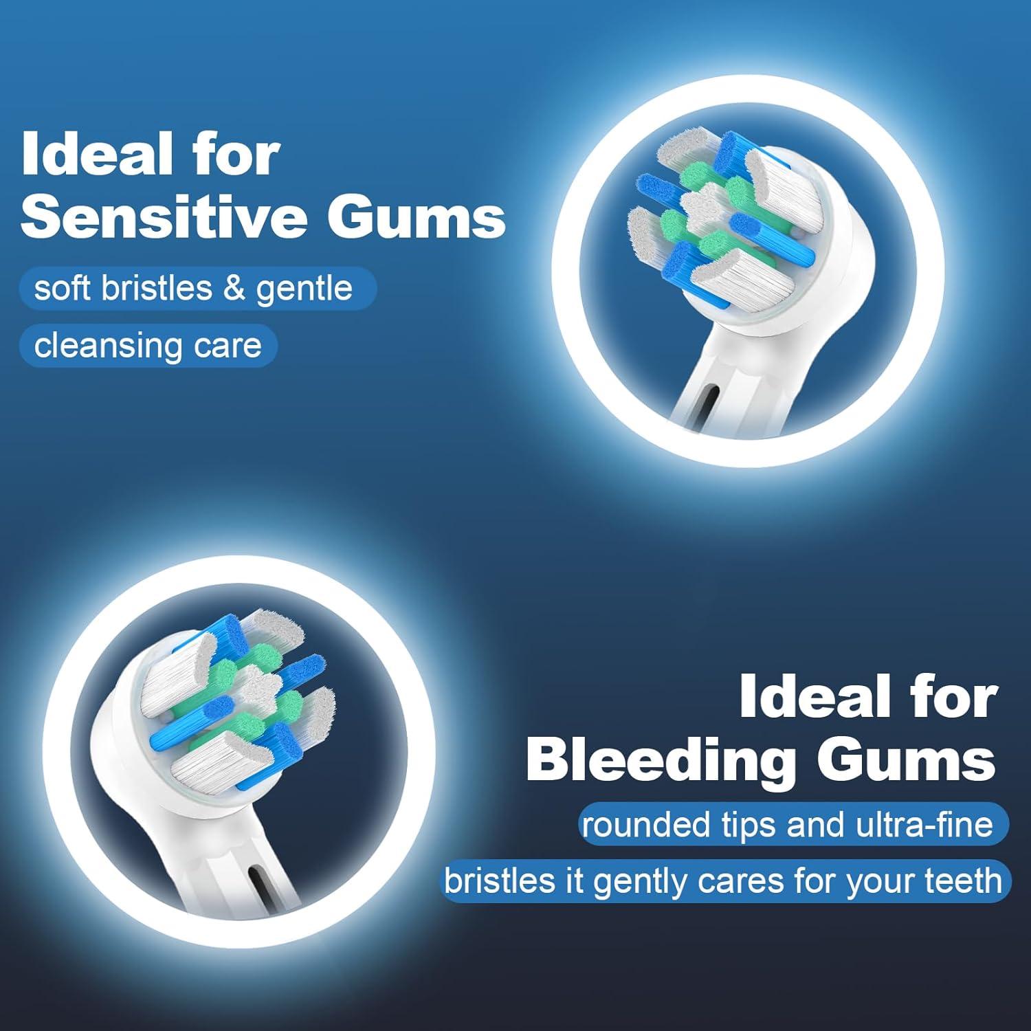 8 Cabezas de Reemplazo Scotzel para Cepillo Oral B IO - Blanco