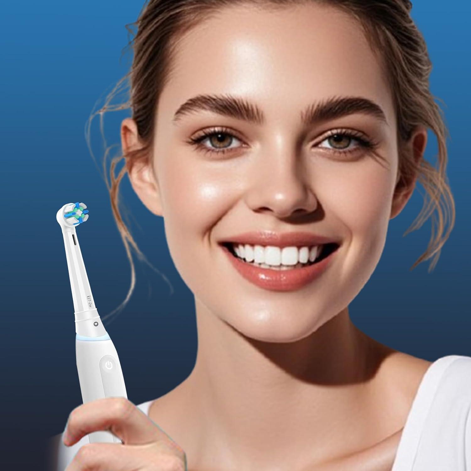 8 Cabezas de Reemplazo Scotzel para Cepillo Oral B IO - Blanco