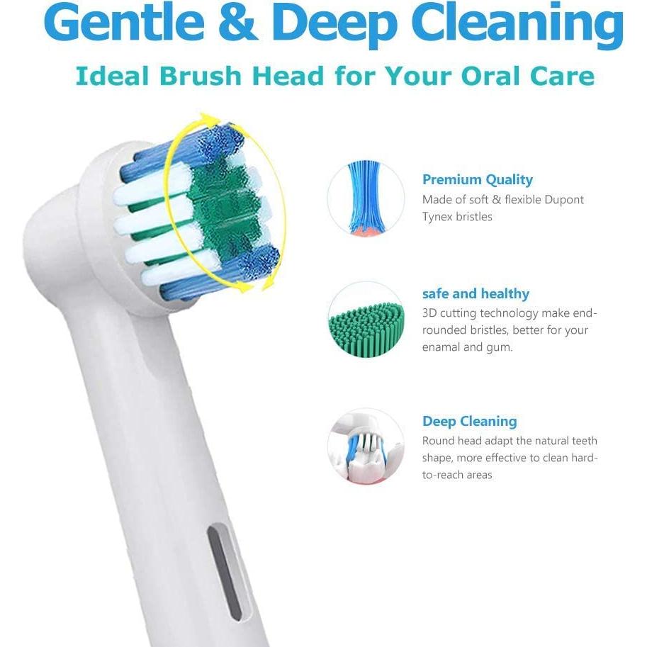 Cabezas de cepillo Oral-B Braun EB17, 4 unidades, cerdas suaves