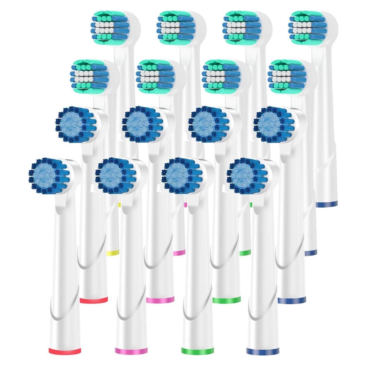 Cabezas de Repuesto Oral B - 16 Piezas para Cepillos Eléctricos