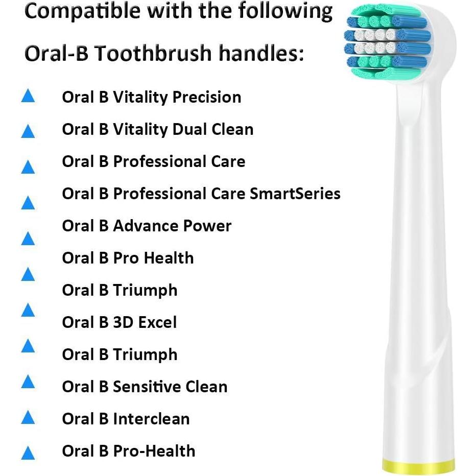 Cabezas de Repuesto Oral B - 16 Piezas para Cepillos Eléctricos