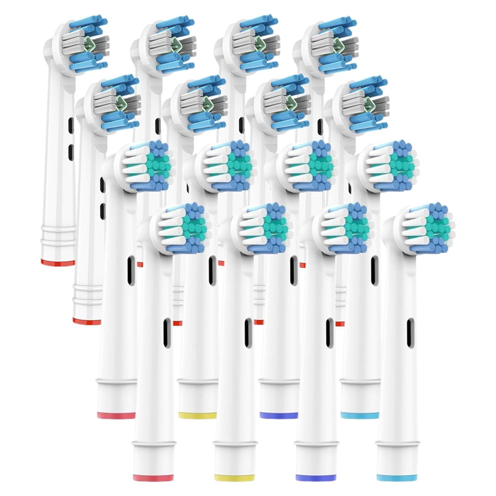 Cabezas de cepillo de dientes SLOWLEIF 16 piezas compatibles Oral B