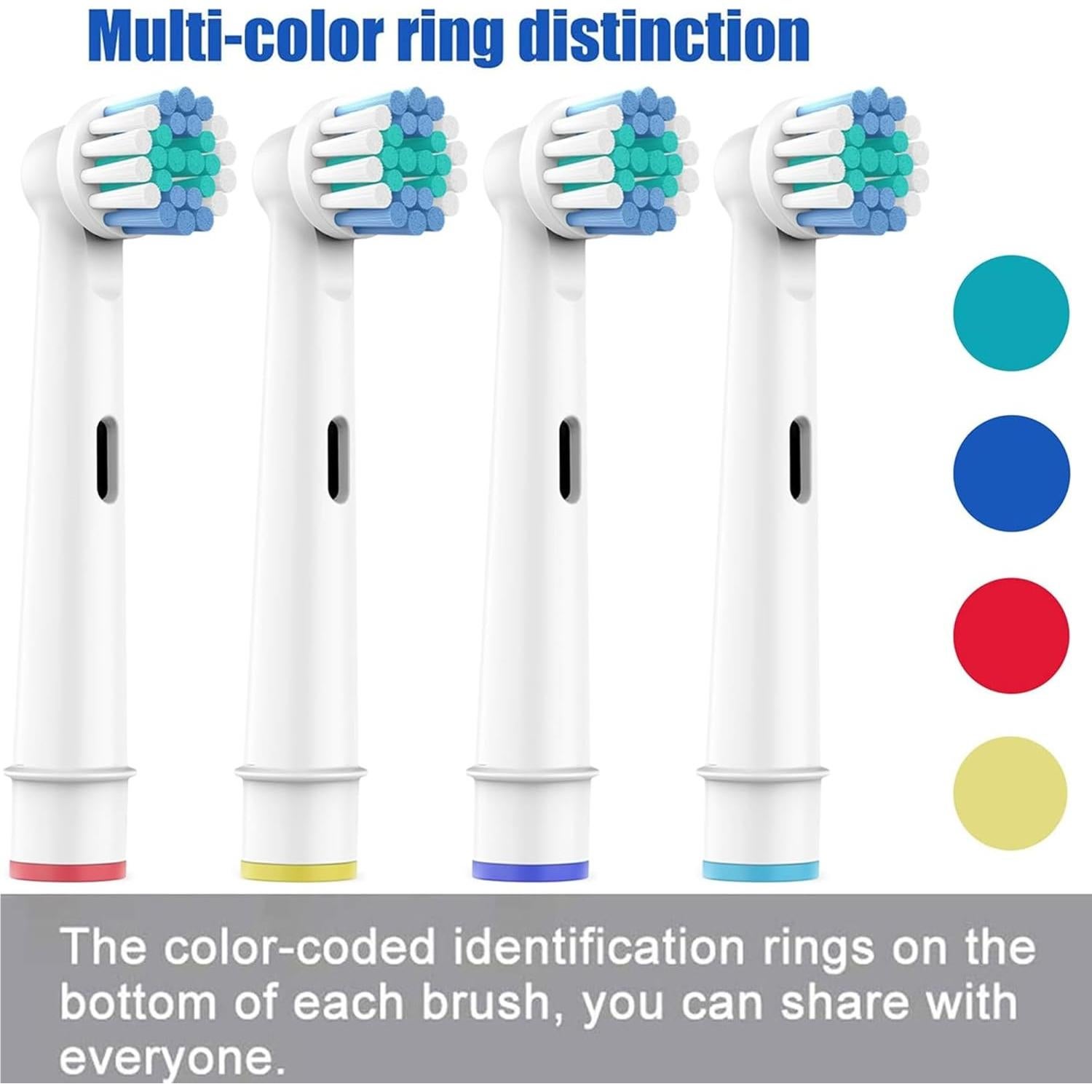 Cabezas de cepillo de dientes SLOWLEIF 16 piezas compatibles Oral B