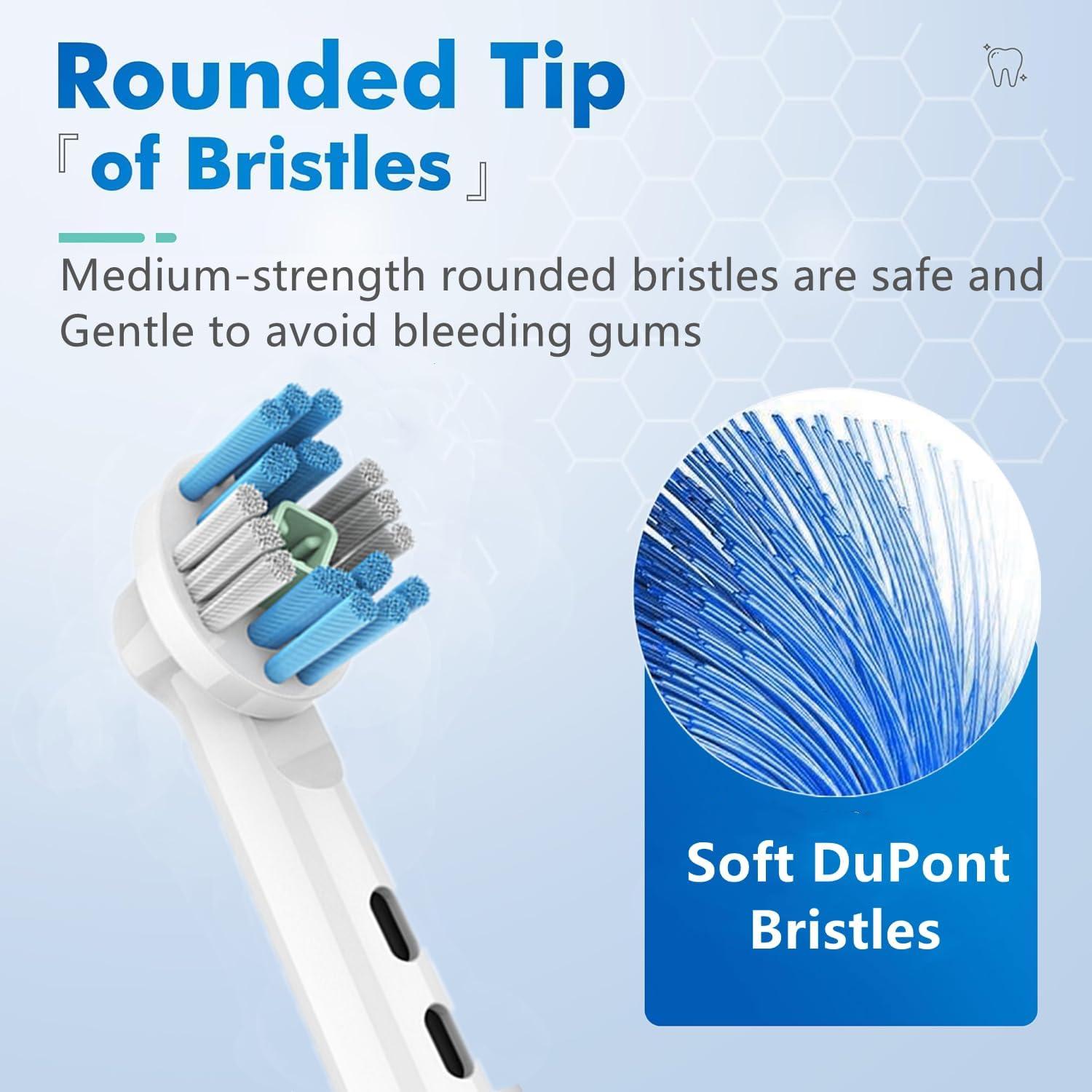 Cabezas de cepillo de dientes SLOWLEIF 16 piezas compatibles Oral B