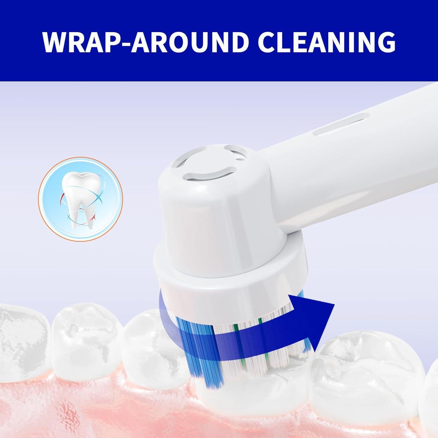 16 Cabezas de Repuesto TIMKDLE para Cepillo Oral-B Pro 1000/9000