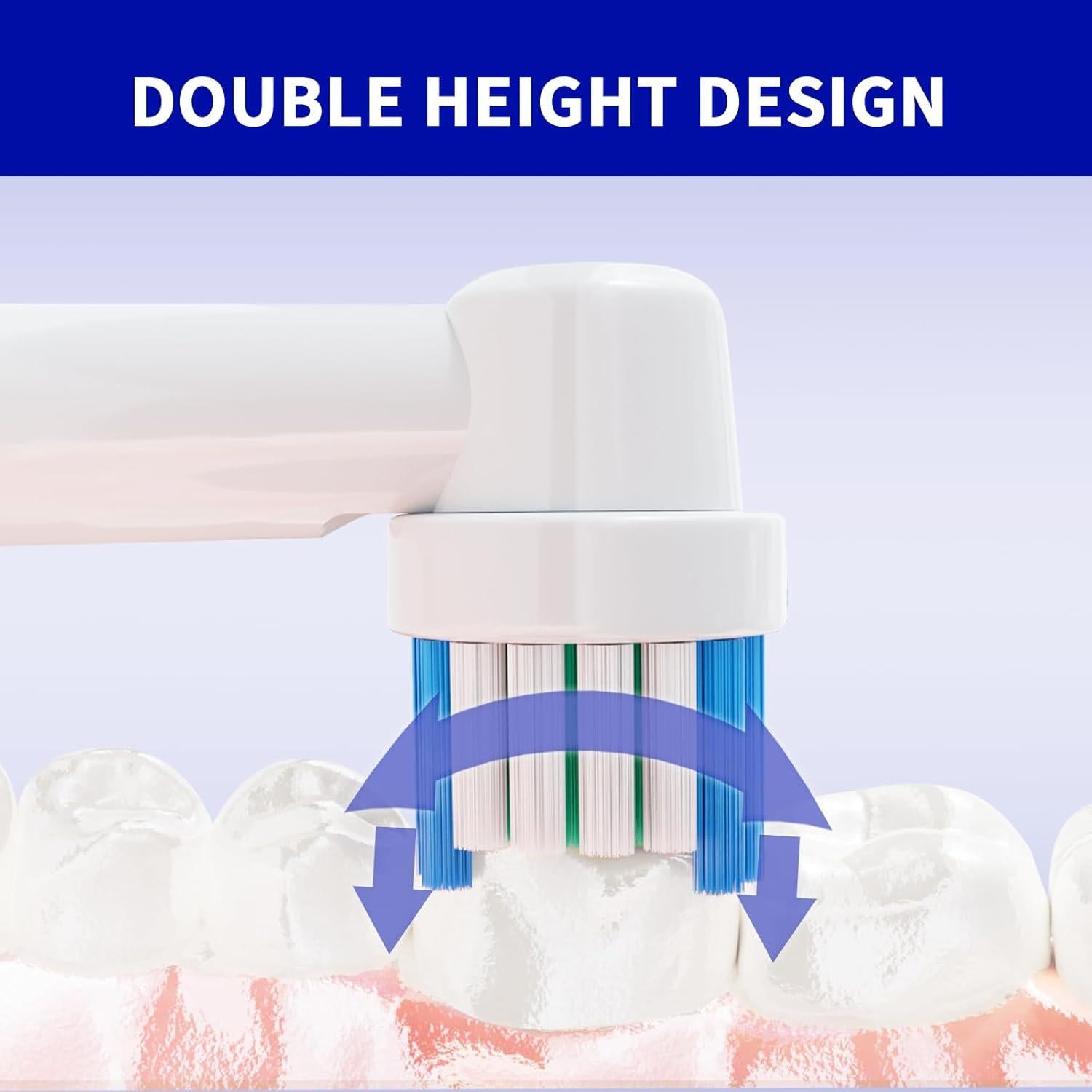 16 Cabezas de Repuesto TIMKDLE para Cepillo Oral-B Pro 1000/9000