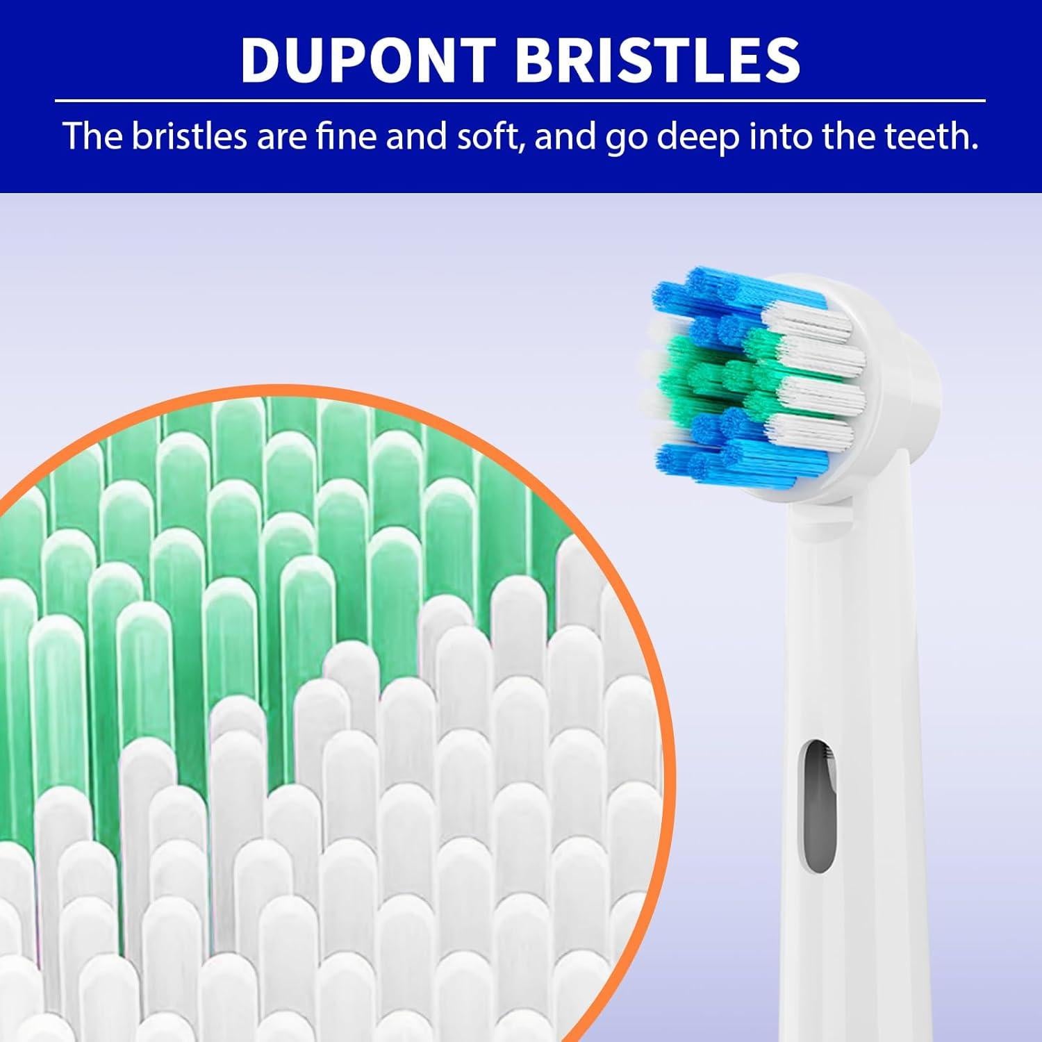 16 Cabezas de Repuesto TIMKDLE para Cepillo Oral-B Pro 1000/9000