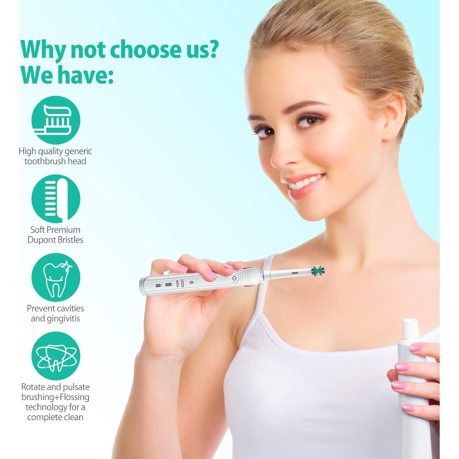 Cabezas de Cepillo de Dientes FDMDAF para Oral-B - 8 Paquetes