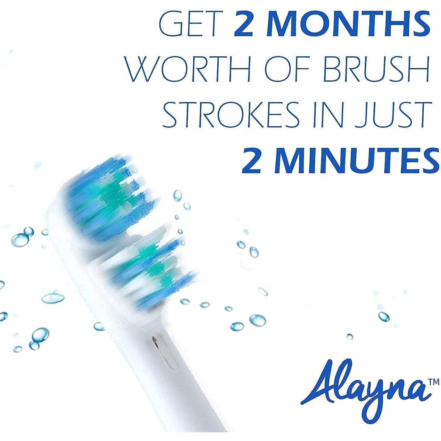 Cabezas de cepillo de repuesto OralB Braun Alayna - Paquete de 8