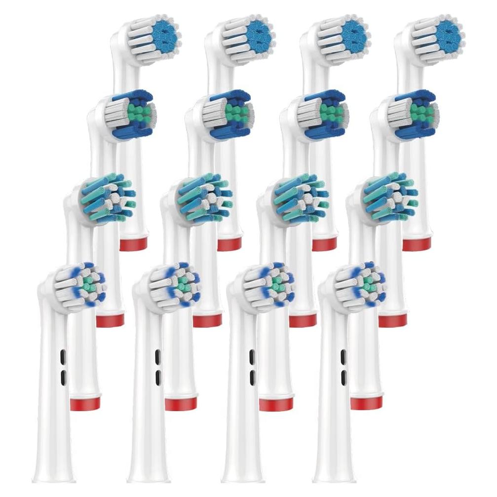 Cabezas de cepillo de dientes RONSIT 16 unidades compatibles Oral B