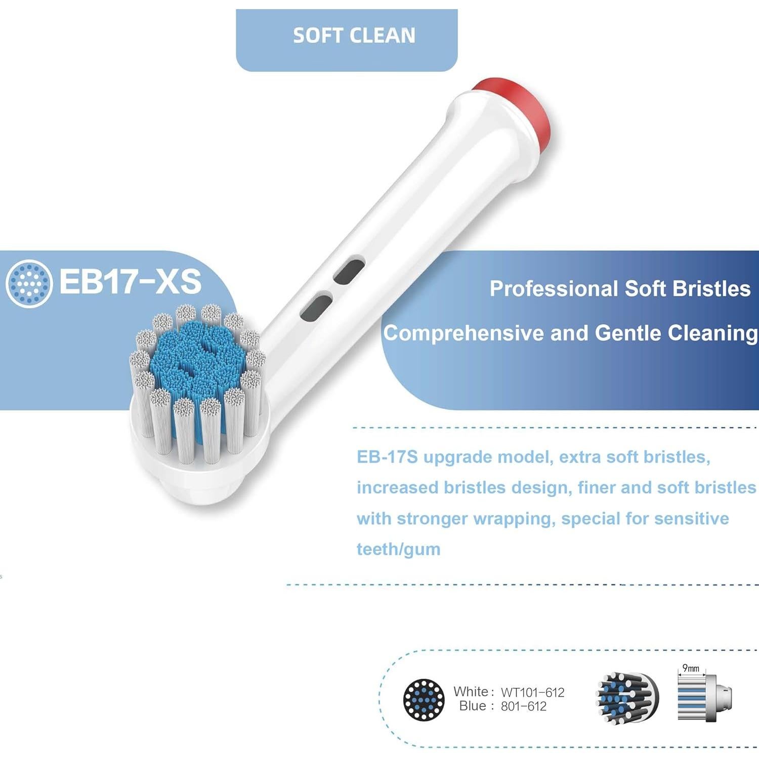 Cabezas de cepillo de dientes RONSIT 16 unidades compatibles Oral B