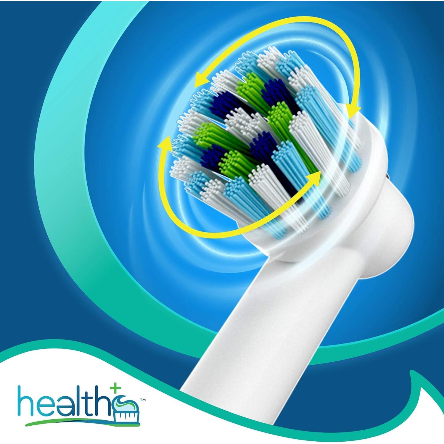 Cabezas de Repuesto Criss-Cross Health+ para Oral-B - Paquete de 8