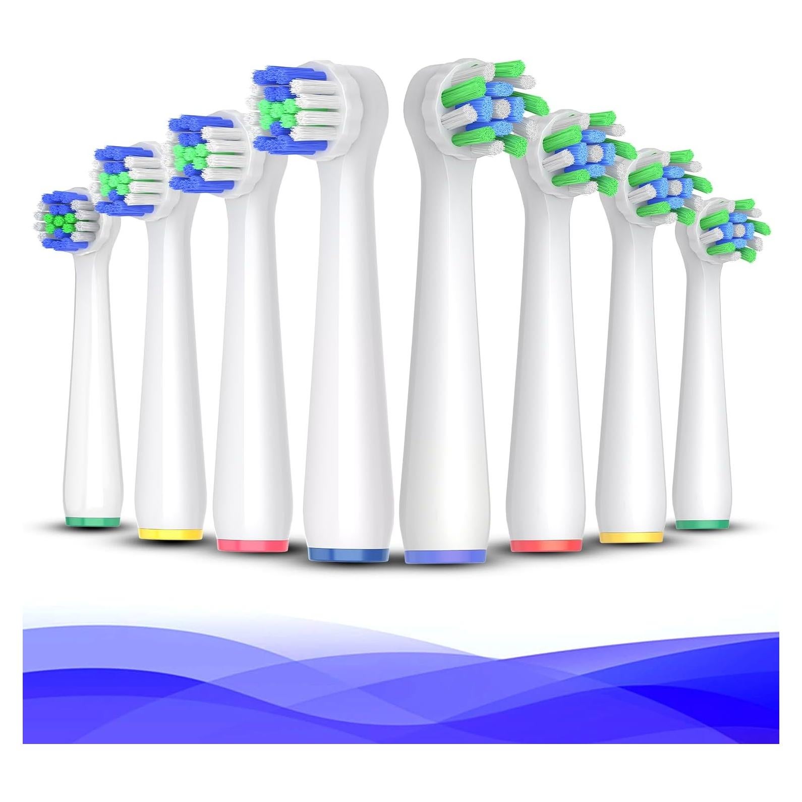 Cabezas de Cepillo de Dientes Eléctrico AodoT - 8 Repuestos Precision Clean para Oral-B