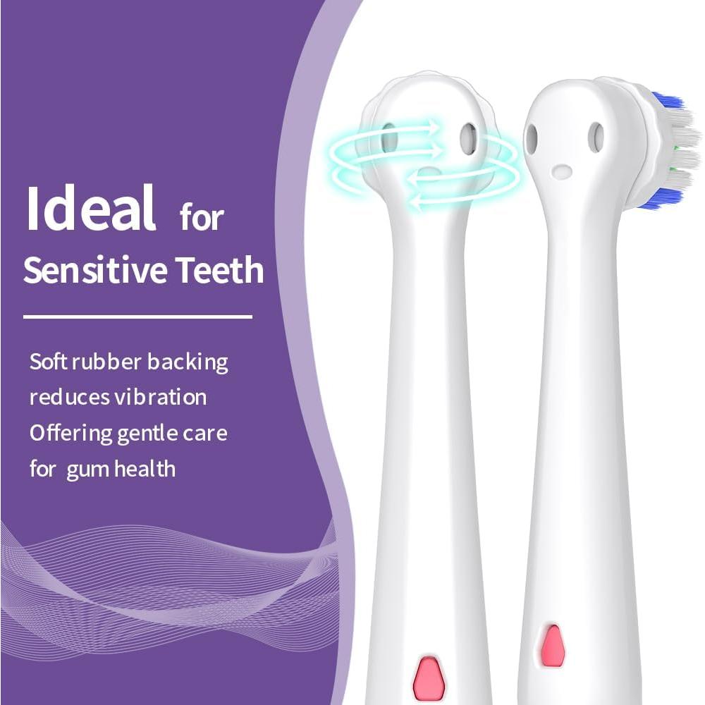 Cabezas de Cepillo de Dientes Eléctrico AodoT - 8 Repuestos Precision Clean para Oral-B