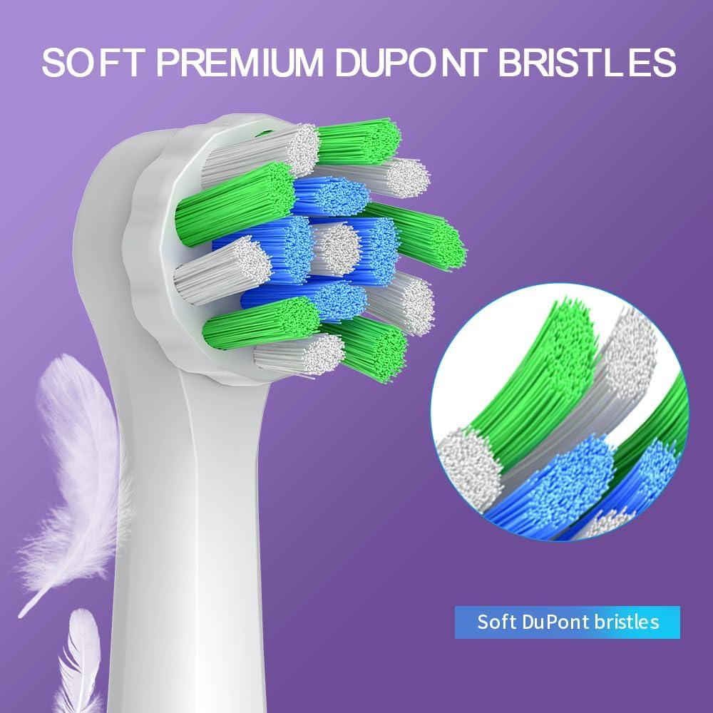 Cabezas de Cepillo de Dientes Eléctrico AodoT - 8 Repuestos Precision Clean para Oral-B