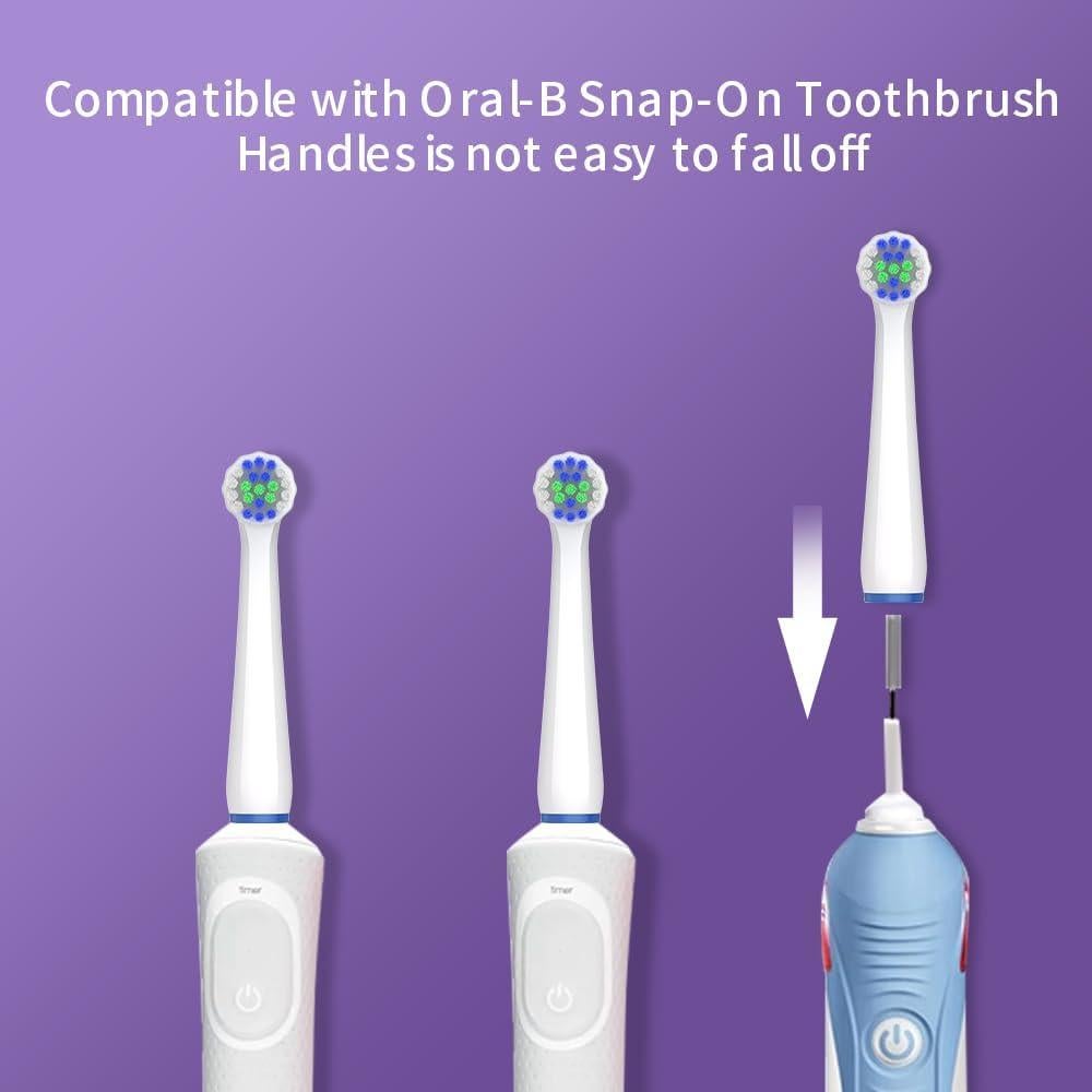 Cabezas de Cepillo de Dientes Eléctrico AodoT - 8 Repuestos Precision Clean para Oral-B