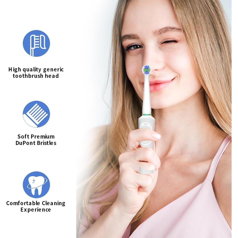 Cabezas de Cepillo de Dientes Eléctrico AodoT - 8 Repuestos Precision Clean para Oral-B