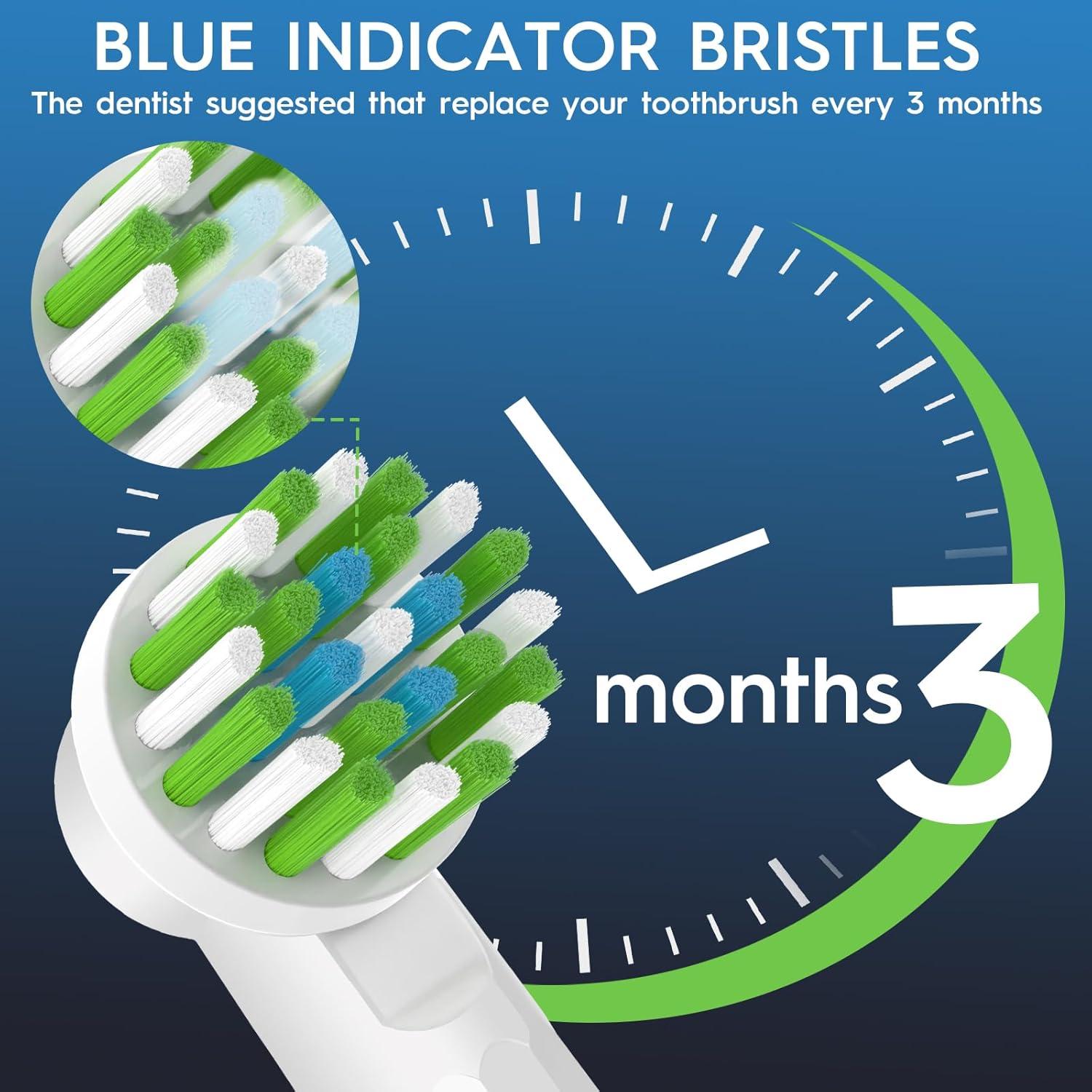 Cabezas de Repuesto Scotzel para Cepillos Oral B - 8 Piezas